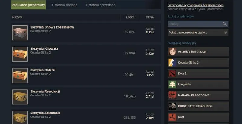 Handel przedmiotami w grach