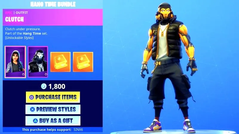 Rzadkość skinów w Fortnite
