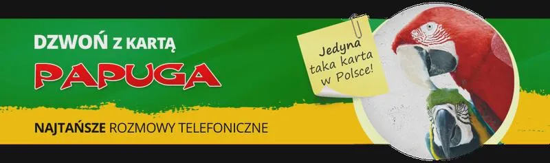 Zalety doładowania Papuga